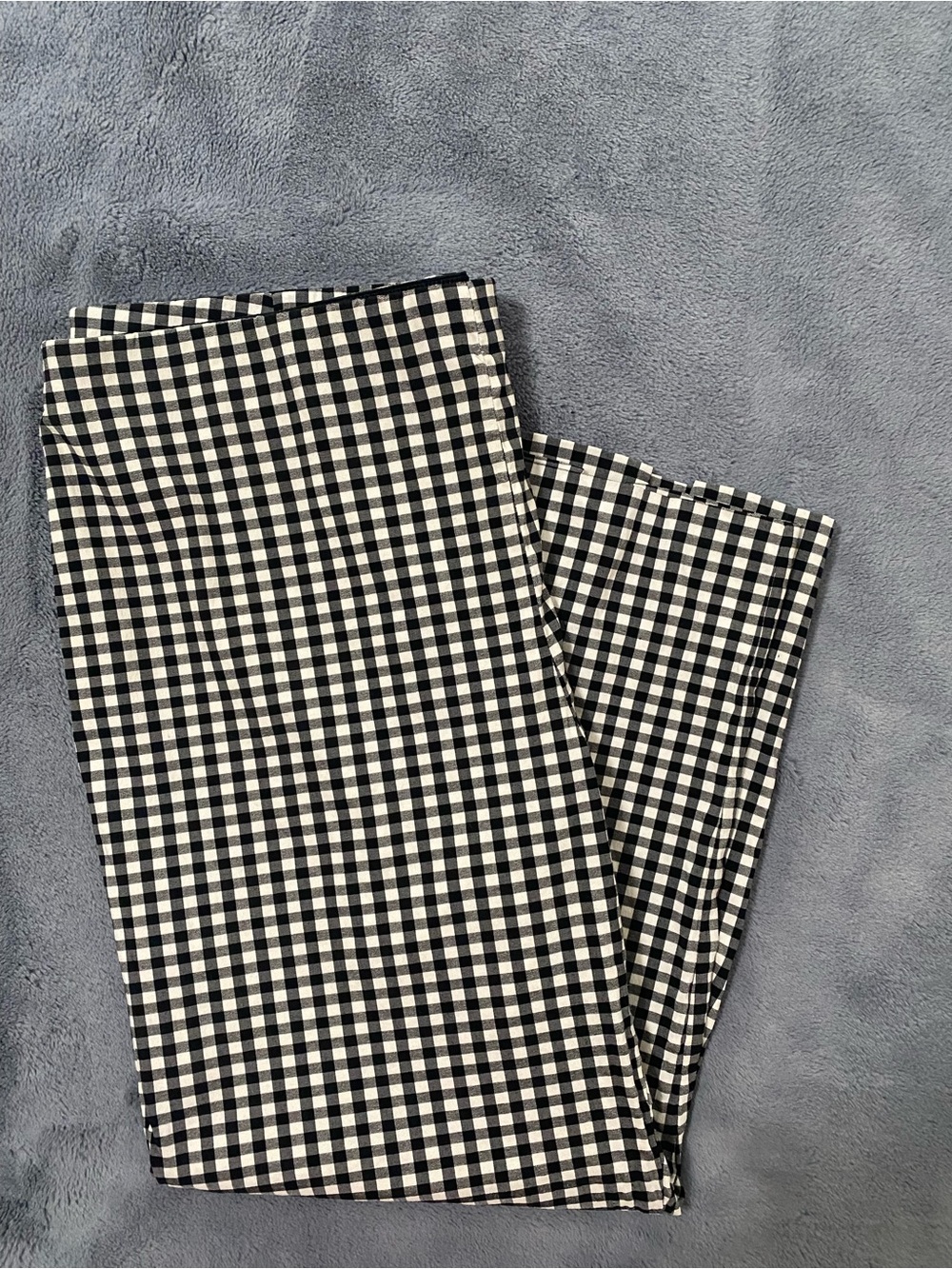 Charter Club Black and White Gingham Pants